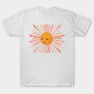 Retro Sunshine cute face T-Shirt